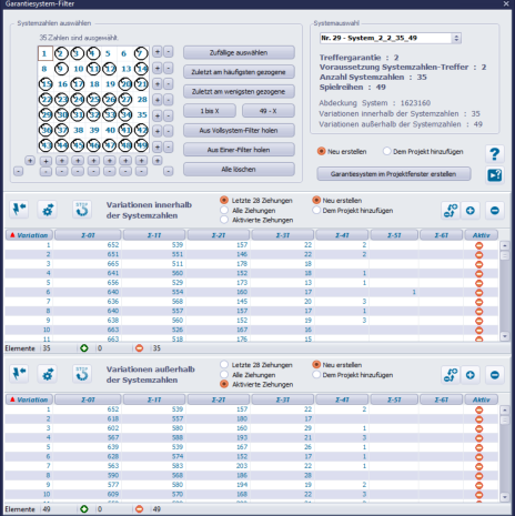 Das Bild zeigt den Garantie-Systemgenerator